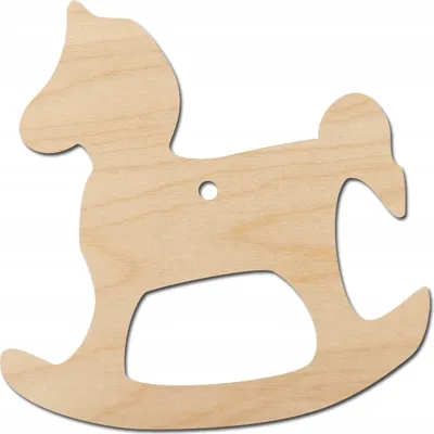 Produktbild von Anhänger aus Holz - Schaukelpferd - Dekor
