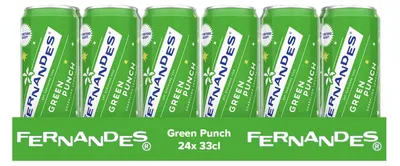 Immagine prodotto di Fernandes Green Punch in lattina (24 x 33 cl)