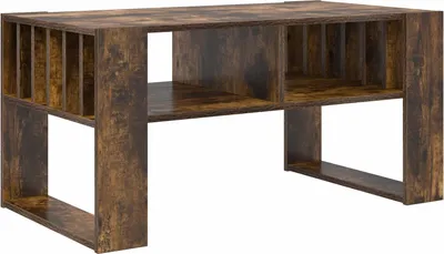 Zdjęcie produktu dla vidaXL Stolik kawowy dąb wędzony 92 x 49,5 x 45 cm materiał drewnopochodny