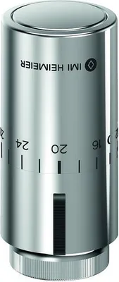 Produktbild von HEIMEIER Thermostat-Kopf Halo verchromt, Einstellskala 6-28