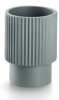 Produktbild von Gestreifter Becher aus Polyresin STRIPES, Ø 8 cm