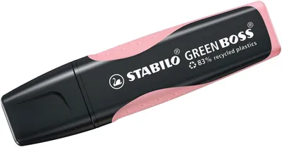 Produktbild von STABILO GREEN BOSS, 1 Stück(e), Pink, Meißel, Schwarz, Pink, Kunststoff, 2 mm