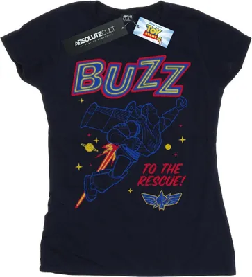 Produktbild von Disney - "Toy Story 4 To The Rescue" T-Shirt für Damen BI44335 (M) (Marineblau)
