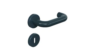 Produktbild von Hewi Rosetten-Drückergarnitur 111.23R / 305.23R / 306.23 BB Vierkant 8mm TS38,1-48mm anthrazitgrau - 111R01.230 92