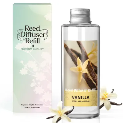 Duftöl-Nachfüllung Vanille 200 ml für Diffuser