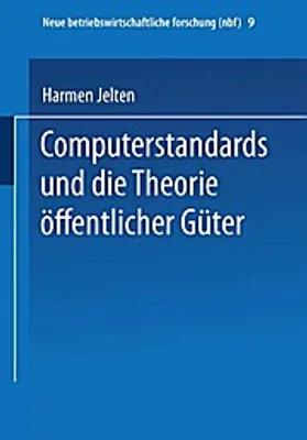 Immagine prodotto di Computerstandards und die Theorie öffentlicher Güter