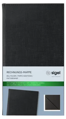 Immagine prodotto di sigel  RM100  sigel Rechnungsmappe, aus Polyurethan, schwarz