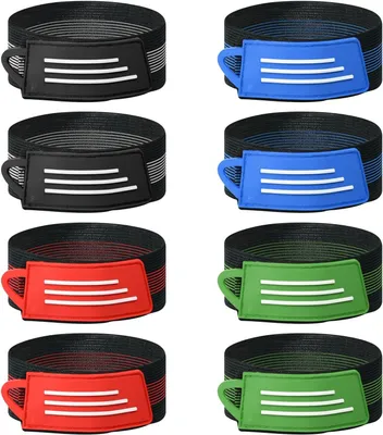 Productafbeelding van Reflecterende broekklemmen - 8 stuks - 4 kleuren