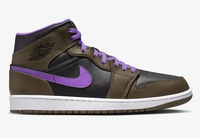 Produktbild von Nike Air Jordan 1 Mid "Palomino" lila braun DQ8426-215 Größe 40
