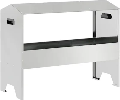 Immagine prodotto di vidaXL Mangiatoia per animali da cortile argento 79 x 35 x 62 cm