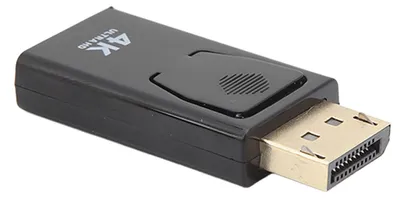 Image de Adaptateur multimédia 4K DisplayPort vers HD - Convertisseur vidéo unidirectionnel compact pour ordinateur portable