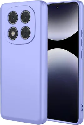 Obrázok produktu pre Puzdro pre Xiaomi Redmi Note 14 Pro 4G - Zadný kryt Phonesta Soft Silk Silikónový - Fialová