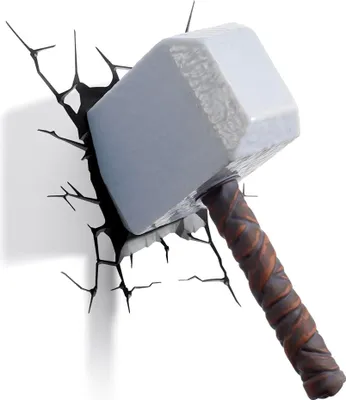 Produktbild von Lampe Marvel Thor Hammer 3D