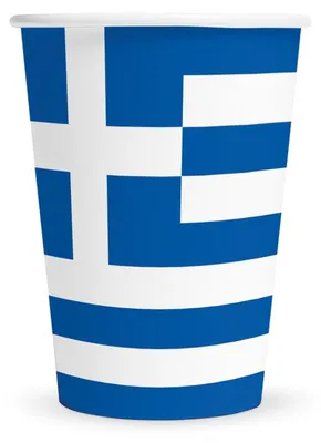 Produktbild von 8 Pappbecher 210 ml- Griechenland
