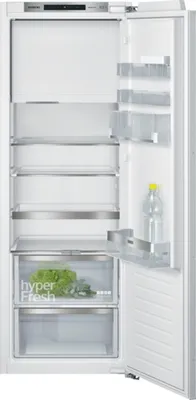 Siemens iQ500 KI72LADE0 Einbau-Kühlschrank mit Gefrierfach 158 x 56 cm Flachscharnier mit Softeinzug Frontansicht geöffnet