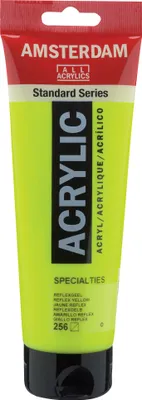 Produktbild von Amsterdam Standard Series Acrylfarbe Tube 250 ml Reflexgelb 256