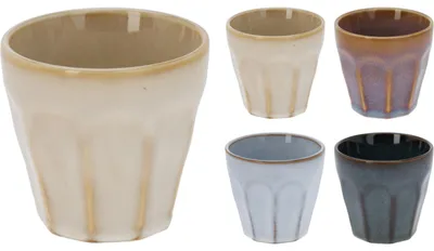 Produktbild von Espressotassen - 4x Stuck - farbig - Porzellan - 90 ml