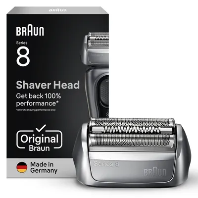 Produktbild von Braun Series 8 83 M, Scherkopf, 1 Kopf/Köpfe, Schwarz, Edelstahl, 18 Monat( e), Braun, Series 8