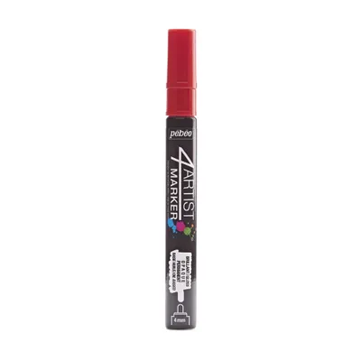 Productafbeelding van Pebeo 4Artist olieverf stiften, 4 mm, rond, rood