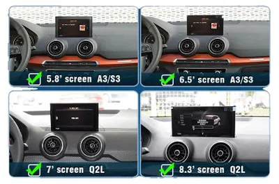 Produktbild von Drahtlose CarPlay Android Auto Schnittstelle, nahtlose Konnektivität, vollständige Steuerungserhaltung, Für Audi A3 S3 Q2L