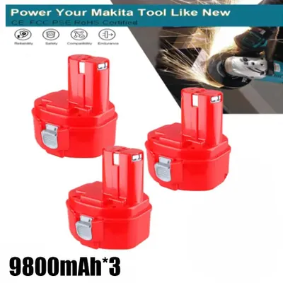Obrázek produktu pro Akumulátor PA14 – náhradní akumulátor 14,4 V, 9800 mAh, Ni-MH – pro akumulátorové šroubováky 1420, 1422, 1433, 1434, 1435, 6337D, 6281D, 6280D, 8280D – balení po 3 kusech