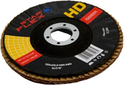 Image de Disque abrasif lamellaire Star Flex pour le travail des métaux, 125 mm, grain 40