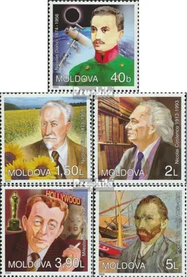 Produktbild von Briefmarken Moldawien 2003 Mi 476-480 (kompl.Ausg.) postfrisch Persönlichkeiten