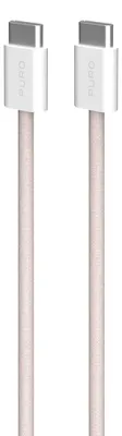 Obrázek produktu pro PURO PUCCCFABK415MTROSE, 1,5 m, USB C, USB C, USB 2.0, 0,48 Gbit/s, Růžová