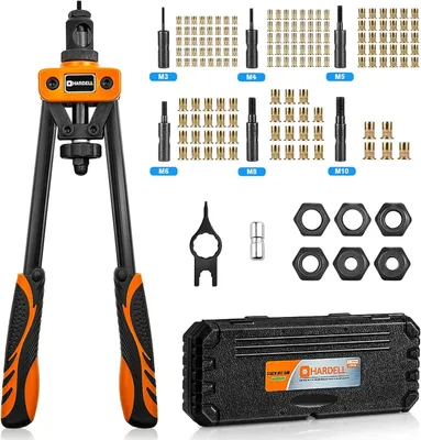 Image de Omgoods - Jeu de pinces pour écrous à riveter - Inclut 150 écrous à riveter