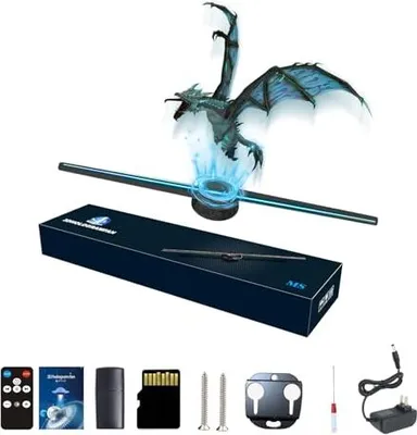 Produktbild von Missyou 42 CM 3D Hologramm Projektor 700 Videobibliotheken, HD -LED 2000 x 1444px Auflösungsprojektor, Werbeanzeige, Ausstellungen, Einkaufszentren,