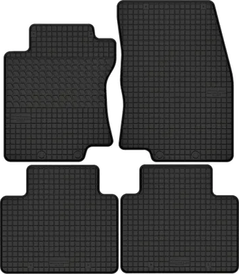 Produktbild von Gummimatten passend für Nissan X-Trail III (2013-2021) Gummi Fußmatten Satz Schwarz + Stopper