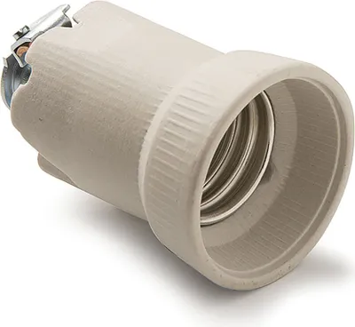 Immagine prodotto di Famatel 801 E40 3/portalampada in Vetroceramica 8 g Bianco  Bianco Taglia unica