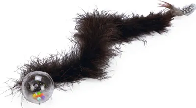 Produktbild von Karlie Rasselball mit Federboa 45 cm