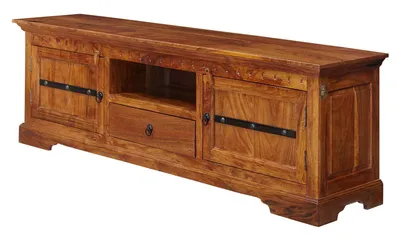 Immagine prodotto di MASSIVMOEBEL24 | mobile TV in legno di Acacia 170x40x55 miele dorato laccato OXFORD #0324
