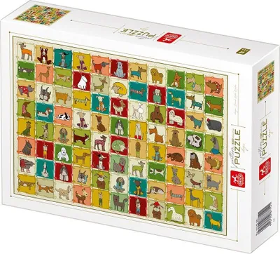 Produktbild von DEICO Puzzle Vzorník: Psi 1000 dílků