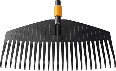 Immagine prodotto di Rastrello per foglie Testa 25 denti Larghezza: 50 cm Denti in plastica nero/arancio