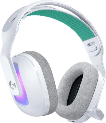 A white Logitech G522 Lightspeed wireless gaming headset is shown against a white background.