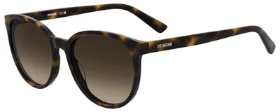 Immagine prodotto di Occhiali da sole Moschino Love, modello MOL103/S, colore Havana, montatura in acetato, da donna