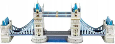 Produktbild von Playtive 3D-Puzzle Stecksystem ohne Schneiden und Kleben weltberühmte Sehenswürdigkeiten Tower Bridge