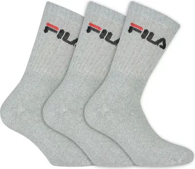 Produktbild von Fila - Tennis Socks 3-Pack - Graue Sportsocken