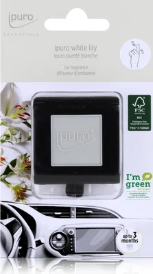 Produktbild von Essentials by Ipuro Car Line Autoduft white lily - Dufterlebnis (1er Pack)