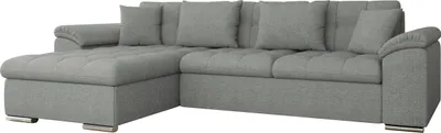 Produktbild von MIRJAN24 Ecksofa Diana, Eckcouch mit Bettkasten und Schlaffunktion, Polsterecke (Farbe: Rico 12, Seite: Links)