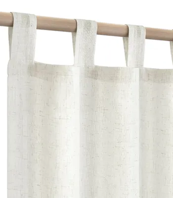 Zdjęcie produktu dla Firanki KOUFALL, długie, 2 sztuki, z prześwitującej tkaniny lnianej, filtrujące światło, styl boho