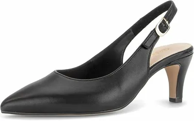 Zdjęcie produktu dla Gabor 81.590 Buty damskie – czarne czółenka z paskiem NOWOŚĆ