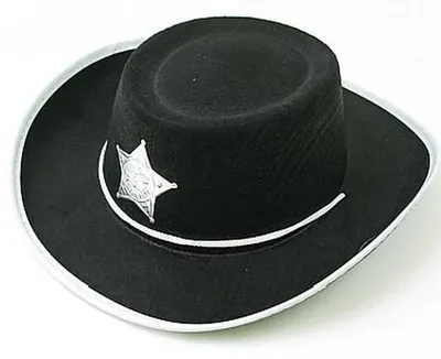 Immagine prodotto di Cappello da cowboy con stella, colore nero, taglia S - Godan