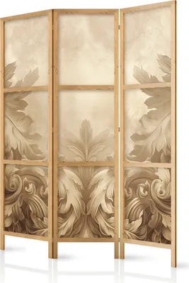 Zdjęcie produktu dla Parawan japoński Kwiaty 135x172 cm 3-częściowy wielokolorowy