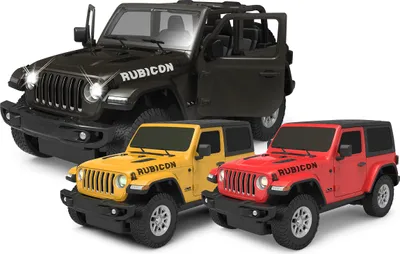 Produktbild von Jeep Wrangler JL 1:14 schwarz 2,4GHz A