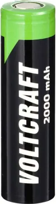 Produktbild von VOLTCRAFT VC-Li 3,7-2000 Spezial-Akku 18650 Flat-Top Li-Ion 3.7 V 2000 mAh 1 St.