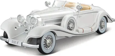 Obrázek produktu pro Maisto - 1936 Mercedes-Benz 500 K Typ Specialroadster, bílá, 1:18