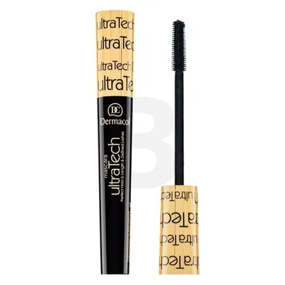 Zdjęcie produktu dla Dermacol UltraTech Mascara tusz wydłużająca i pogrubiająca rzęsy Black 10 ml